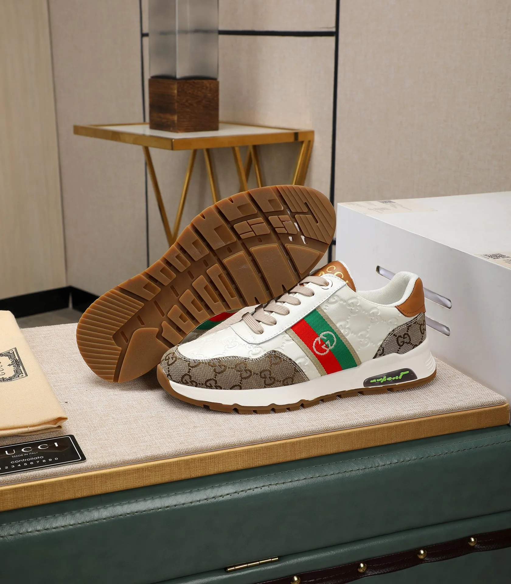 Men's men's shoes💰460 GUCCI🔍🔍2023 latest model On sale at the same time at the counter, original calfskin imported from Italy, genuine leather lining, (high-end, luxury, and class) exquisite workmanship, soles: original soles specially provided by the original factory, ⚠Exclusive double-layer movable molded soles are super comfortable⚠, real photos🎬The real ones are better🔍🔍"High quality·Follow the order" code number 38-44